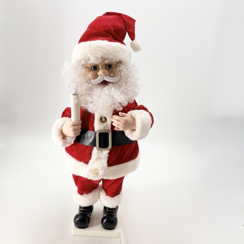 Vintage 1990 Telco Motionette Santa Claus Animated 24" Motion Lighted Christmas